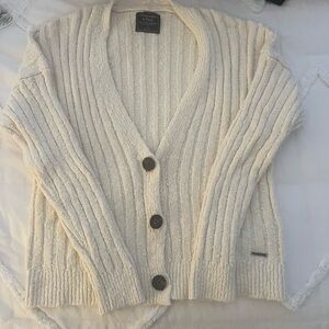 Abercrombie Women's Cream Cardigan